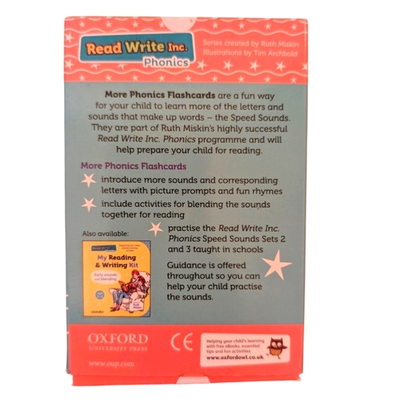 Read Write Inc. Phonics Home More Phonics Flashcards by Ruth Miskin - Picture 2 of 2